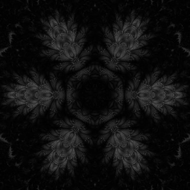 Soyut Bilgisayar Fraktal Tasarımı. Fraktal hiç bitmeyen bir desen. Fraktallar, farklı ölçeklerde kendine benzeyen sonsuz derecede karmaşık kalıplardır.