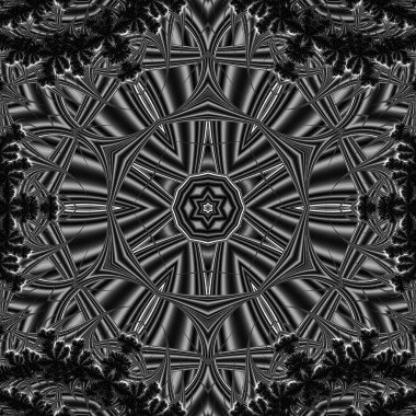 Soyut Bilgisayar Fraktal Tasarımı. Fraktal hiç bitmeyen bir desen. Fraktallar, farklı ölçeklerde kendine benzeyen sonsuz derecede karmaşık kalıplardır.