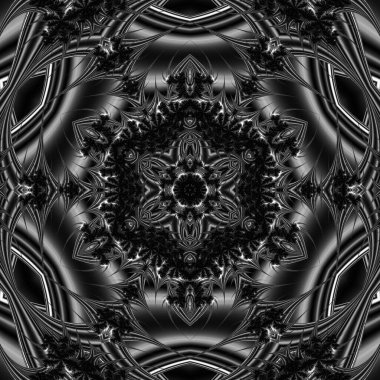 Soyut Bilgisayar Fraktal Tasarımı. Fraktal hiç bitmeyen bir desen. Fraktallar, farklı ölçeklerde kendine benzeyen sonsuz derecede karmaşık kalıplardır.