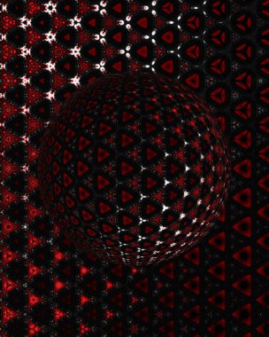 Soyut Bilgisayar Fraktal Tasarımı. Fraktal hiç bitmeyen bir desen. Fraktallar, farklı ölçeklerde kendine benzeyen sonsuz derecede karmaşık kalıplardır.