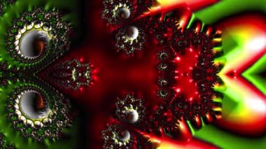Soyut Bilgisayar Fraktal Tasarımı. Fraktal hiç bitmeyen bir desen. Fraktallar, farklı ölçeklerde kendine benzeyen sonsuz derecede karmaşık kalıplardır.