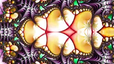 Soyut Bilgisayar Fraktal Tasarımı. Fraktal hiç bitmeyen bir desen. Fraktallar, farklı ölçeklerde kendine benzeyen sonsuz derecede karmaşık kalıplardır.