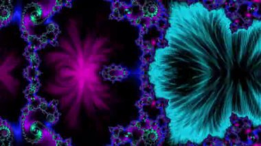 Soyut Bilgisayar Fraktal Tasarımı. Fraktal hiç bitmeyen bir desen. Fraktallar, farklı ölçeklerde kendine benzeyen sonsuz derecede karmaşık kalıplardır.