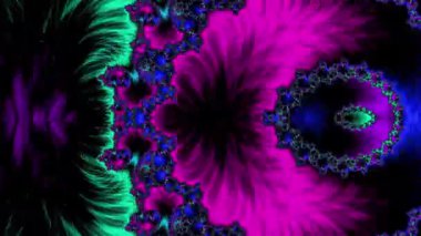 Soyut Bilgisayar Fraktal Tasarımı. Fraktal hiç bitmeyen bir desen. Fraktallar, farklı ölçeklerde kendine benzeyen sonsuz derecede karmaşık kalıplardır.