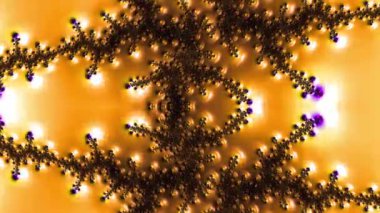 Soyut Bilgisayar Fraktal Tasarımı. Fraktal hiç bitmeyen bir desen. Fraktallar, farklı ölçeklerde kendine benzeyen sonsuz derecede karmaşık kalıplardır.