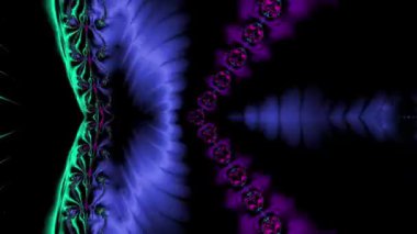 Soyut Bilgisayar Fraktal Tasarımı. Fraktal hiç bitmeyen bir desen. Fraktallar, farklı ölçeklerde kendine benzeyen sonsuz derecede karmaşık kalıplardır.