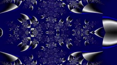 Soyut Bilgisayar Fraktal Tasarımı. Fraktal hiç bitmeyen bir desen. Fraktallar, farklı ölçeklerde kendine benzeyen sonsuz derecede karmaşık kalıplardır.