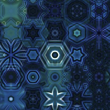 Renkli kar taneleriyle kusursuz bir desen. Noel ve Yeni Yıl tebrik kartları, kumaş, ambalaj kağıdı, davetiye, kırtasiye.