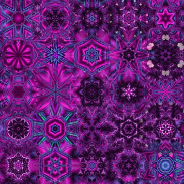 Renkli kar taneleriyle kusursuz bir desen. Noel ve Yeni Yıl tebrik kartları, kumaş, ambalaj kağıdı, davetiye, kırtasiye.