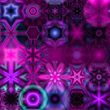 Renkli kar taneleriyle kusursuz bir desen. Noel ve Yeni Yıl tebrik kartları, kumaş, ambalaj kağıdı, davetiye, kırtasiye.