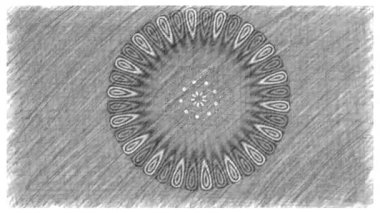 Boyanmış bir arka planda kabataslak ve çizim animasyonu. Şarjörün üstüne yerleştirmek için Doodle tarzı. Yüksek kalite sanat videosu oluşturma. Filtre için stok hareket ögesi. Arızalı piksel etkisi.