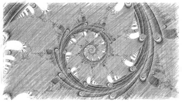 Анімація Грубого Ескізу Пофарбованому Тлі Стиль Doodle Який Слід Накласти — стокове відео