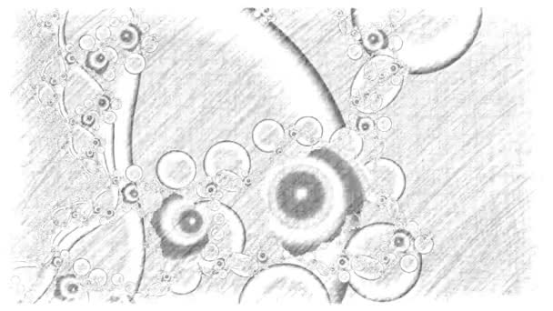 Animação Áspero Esboço Fundo Pintado Doodle Estilo Para Sobrepor Cima — Vídeo de Stock