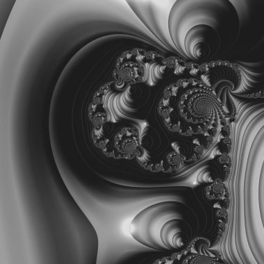 Soyut Bilgisayar Fraktal Tasarımı. Fraktal hiç bitmeyen bir desen. Fraktallar, farklı ölçeklerde kendine benzeyen sonsuz derecede karmaşık kalıplardır.