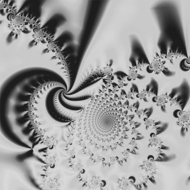 Soyut Bilgisayar Fraktal Tasarımı. Fraktal hiç bitmeyen bir desen. Fraktallar, farklı ölçeklerde kendine benzeyen sonsuz derecede karmaşık kalıplardır.