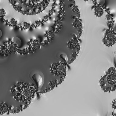 Soyut Bilgisayar Fraktal Tasarımı. Fraktal hiç bitmeyen bir desen. Fraktallar, farklı ölçeklerde kendine benzeyen sonsuz derecede karmaşık kalıplardır.