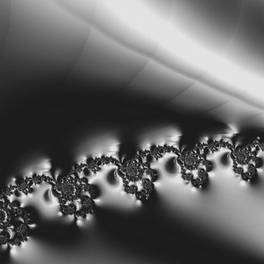 Soyut Bilgisayar Fraktal Tasarımı. Fraktal hiç bitmeyen bir desen. Fraktallar, farklı ölçeklerde kendine benzeyen sonsuz derecede karmaşık kalıplardır.