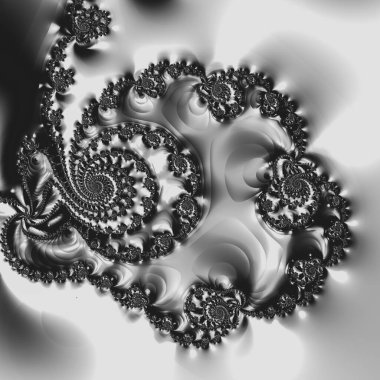 Soyut Bilgisayar Fraktal Tasarımı. Fraktal hiç bitmeyen bir desen. Fraktallar, farklı ölçeklerde kendine benzeyen sonsuz derecede karmaşık kalıplardır.