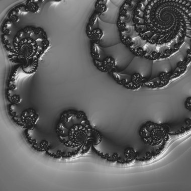 Soyut Bilgisayar Fraktal Tasarımı. Fraktal hiç bitmeyen bir desen. Fraktallar, farklı ölçeklerde kendine benzeyen sonsuz derecede karmaşık kalıplardır.