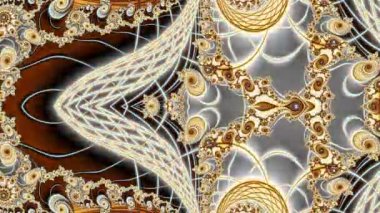 Soyut Bilgisayar Fraktal Tasarımı. Fraktal hiç bitmeyen bir desen. Fraktallar, farklı ölçeklerde kendine benzeyen sonsuz derecede karmaşık kalıplardır.