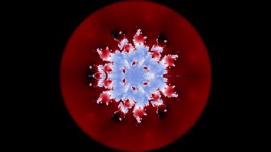 Soyut Bilgisayar Fraktal Tasarımı. Fraktal hiç bitmeyen bir desen. Fraktallar, farklı ölçeklerde kendine benzeyen sonsuz derecede karmaşık kalıplardır.