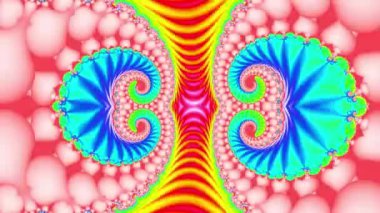 Soyut Bilgisayar Fraktal Tasarımı. Fraktal hiç bitmeyen bir desen. Fraktallar, farklı ölçeklerde kendine benzeyen sonsuz derecede karmaşık kalıplardır.