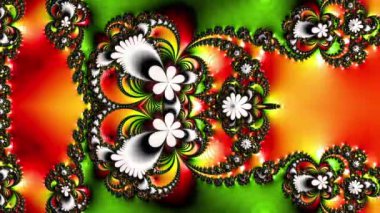 Soyut Bilgisayar Fraktal Tasarımı. Fraktal hiç bitmeyen bir desen. Fraktallar, farklı ölçeklerde kendine benzeyen sonsuz derecede karmaşık kalıplardır.