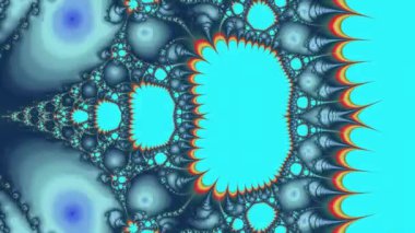 Soyut Bilgisayar Fraktal Tasarımı. Fraktal hiç bitmeyen bir desen. Fraktallar, farklı ölçeklerde kendine benzeyen sonsuz derecede karmaşık kalıplardır.