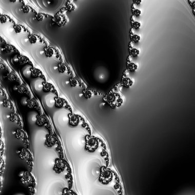 Soyut Bilgisayar Fraktal Tasarımı. Fraktal hiç bitmeyen bir desen. Fraktallar, farklı ölçeklerde kendine benzeyen sonsuz derecede karmaşık kalıplardır.