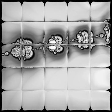 Soyut Bilgisayar Fraktal Tasarımı. Fraktal hiç bitmeyen bir desen. Fraktallar, farklı ölçeklerde kendine benzeyen sonsuz derecede karmaşık kalıplardır.