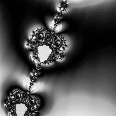 Soyut Bilgisayar Fraktal Tasarımı. Fraktal hiç bitmeyen bir desen. Fraktallar, farklı ölçeklerde kendine benzeyen sonsuz derecede karmaşık kalıplardır.