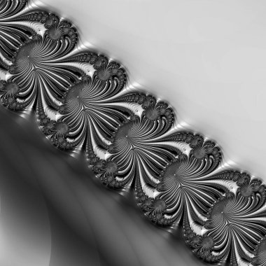 Soyut Bilgisayar Fraktal Tasarımı. Fraktal hiç bitmeyen bir desen. Fraktallar, farklı ölçeklerde kendine benzeyen sonsuz derecede karmaşık kalıplardır.