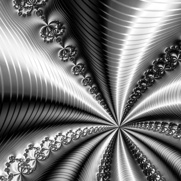 Abstract Computer Generated Fractal Design Fractal Never Ending Pattern Fractals — Stock Photo, Image