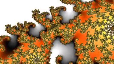 Soyut Bilgisayar Fraktal Tasarımı. Fraktal hiç bitmeyen bir desen. Fraktallar, farklı ölçeklerde kendine benzeyen sonsuz derecede karmaşık kalıplardır.