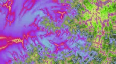 Soyut Bilgisayar Fraktal Tasarımı. Fraktal hiç bitmeyen bir desen. Fraktallar, farklı ölçeklerde kendine benzeyen sonsuz derecede karmaşık kalıplardır.