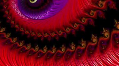 Soyut Bilgisayar Fraktal Tasarımı. Fraktal hiç bitmeyen bir desen. Fraktallar, farklı ölçeklerde kendine benzeyen sonsuz derecede karmaşık kalıplardır.