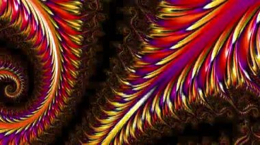 Soyut Bilgisayar Fraktal Tasarımı. Fraktal hiç bitmeyen bir desen. Fraktallar, farklı ölçeklerde kendine benzeyen sonsuz derecede karmaşık kalıplardır.