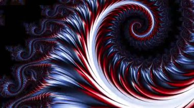 Soyut Bilgisayar Fraktal Tasarımı. Fraktal hiç bitmeyen bir desen. Fraktallar, farklı ölçeklerde kendine benzeyen sonsuz derecede karmaşık kalıplardır.