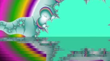 Soyut Bilgisayar Fraktal Tasarımı. Fraktal hiç bitmeyen bir desen. Fraktallar, farklı ölçeklerde kendine benzeyen sonsuz derecede karmaşık kalıplardır.