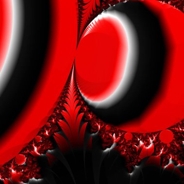 Soyut Bilgisayar Fraktal Tasarımı. Fraktal hiç bitmeyen bir desen. Fraktallar, farklı ölçeklerde kendine benzeyen sonsuz derecede karmaşık kalıplardır.