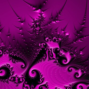 Soyut Bilgisayar Fraktal Tasarımı. Fraktal hiç bitmeyen bir desen. Fraktallar, farklı ölçeklerde kendine benzeyen sonsuz derecede karmaşık kalıplardır.