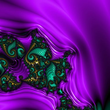 Soyut Bilgisayar Fraktal Tasarımı. Fraktal hiç bitmeyen bir desen. Fraktallar, farklı ölçeklerde kendine benzeyen sonsuz derecede karmaşık kalıplardır.