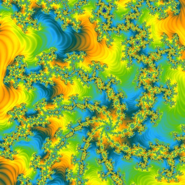 Resumen Diseño Fractal Generado Por Ordenador Fractal Patrón Interminable Los —  Fotos de Stock