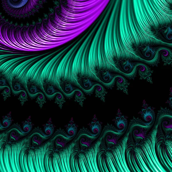 Abstract Computer Generated Fractal Design Fractal Never Ending Pattern Fractals — Stock Photo, Image