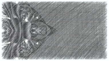 Soyut Bilgisayar Fraktal Tasarımı. Fraktal hiç bitmeyen bir desen. Fraktallar, farklı ölçeklerde kendine benzeyen sonsuz derecede karmaşık kalıplardır.