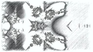 Soyut Bilgisayar Fraktal Tasarımı. Fraktal hiç bitmeyen bir desen. Fraktallar, farklı ölçeklerde kendine benzeyen sonsuz derecede karmaşık kalıplardır.