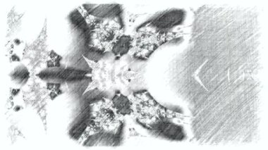 Soyut Bilgisayar Fraktal Tasarımı. Fraktal hiç bitmeyen bir desen. Fraktallar, farklı ölçeklerde kendine benzeyen sonsuz derecede karmaşık kalıplardır.