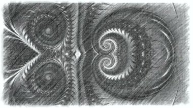 Soyut Bilgisayar Fraktal Tasarımı. Fraktal hiç bitmeyen bir desen. Fraktallar, farklı ölçeklerde kendine benzeyen sonsuz derecede karmaşık kalıplardır.