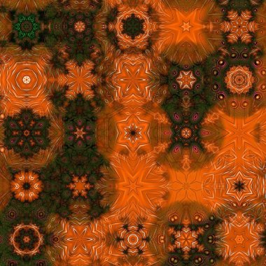 Soyut Bilgisayar Fraktal Tasarımı. Fraktal hiç bitmeyen bir desen. Fraktallar, farklı ölçeklerde kendine benzeyen sonsuz derecede karmaşık kalıplardır.