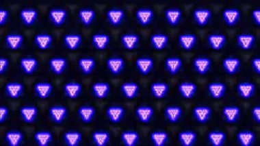 Siyah ve beyaz monokrom soyut sanat video animasyonu gerçeküstü uzaylı fraktal kaleydoskopik anahat çiçek kristal simetri yapısı dönüşüm değişim sürecinde 